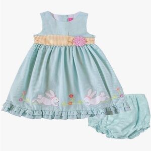 Goodlad Girls Bunny Dress and Bloomers 3-6 Months